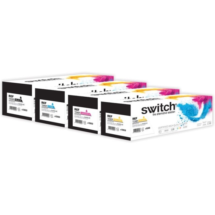 Brother TN-423 - SWITCH Pack x 4 Toner équivalent à TN-423 - Black Cyan Magenta Yellow