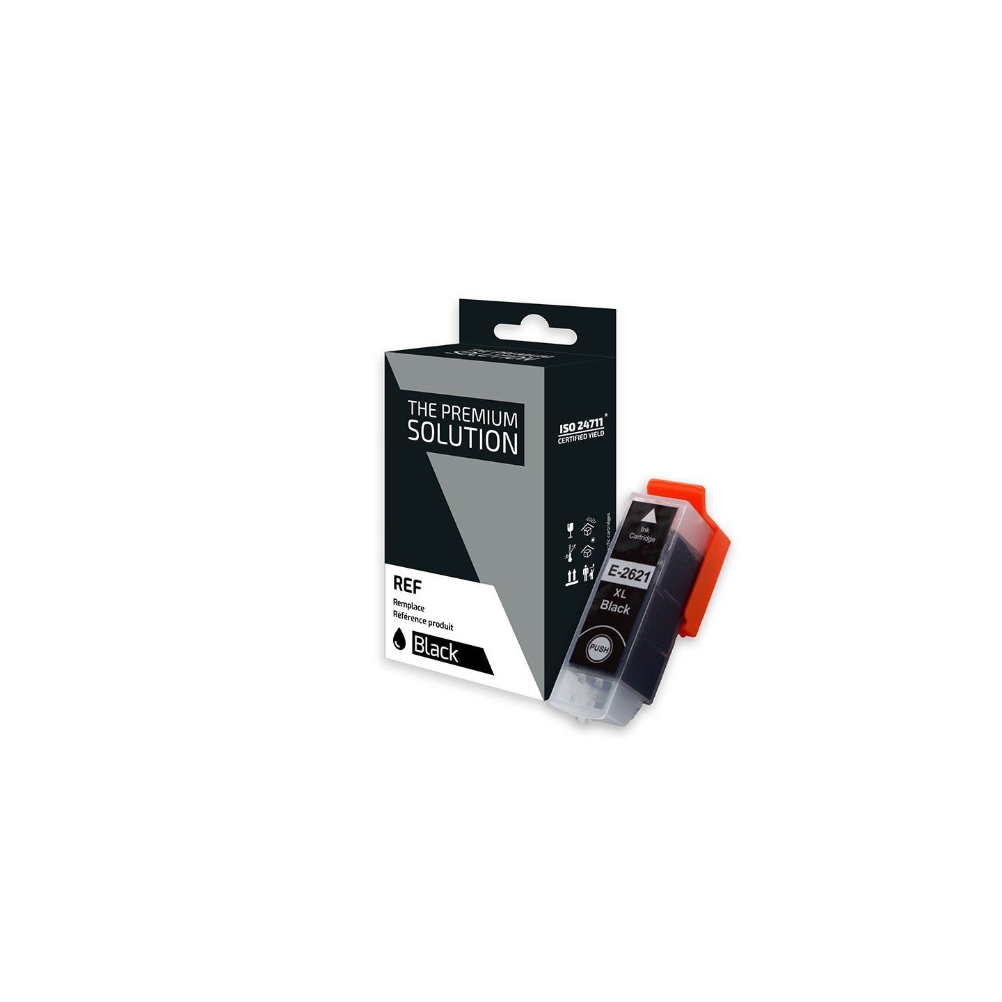 Epson E2621 Cartouche compatible avec C13T26214012 - Noir