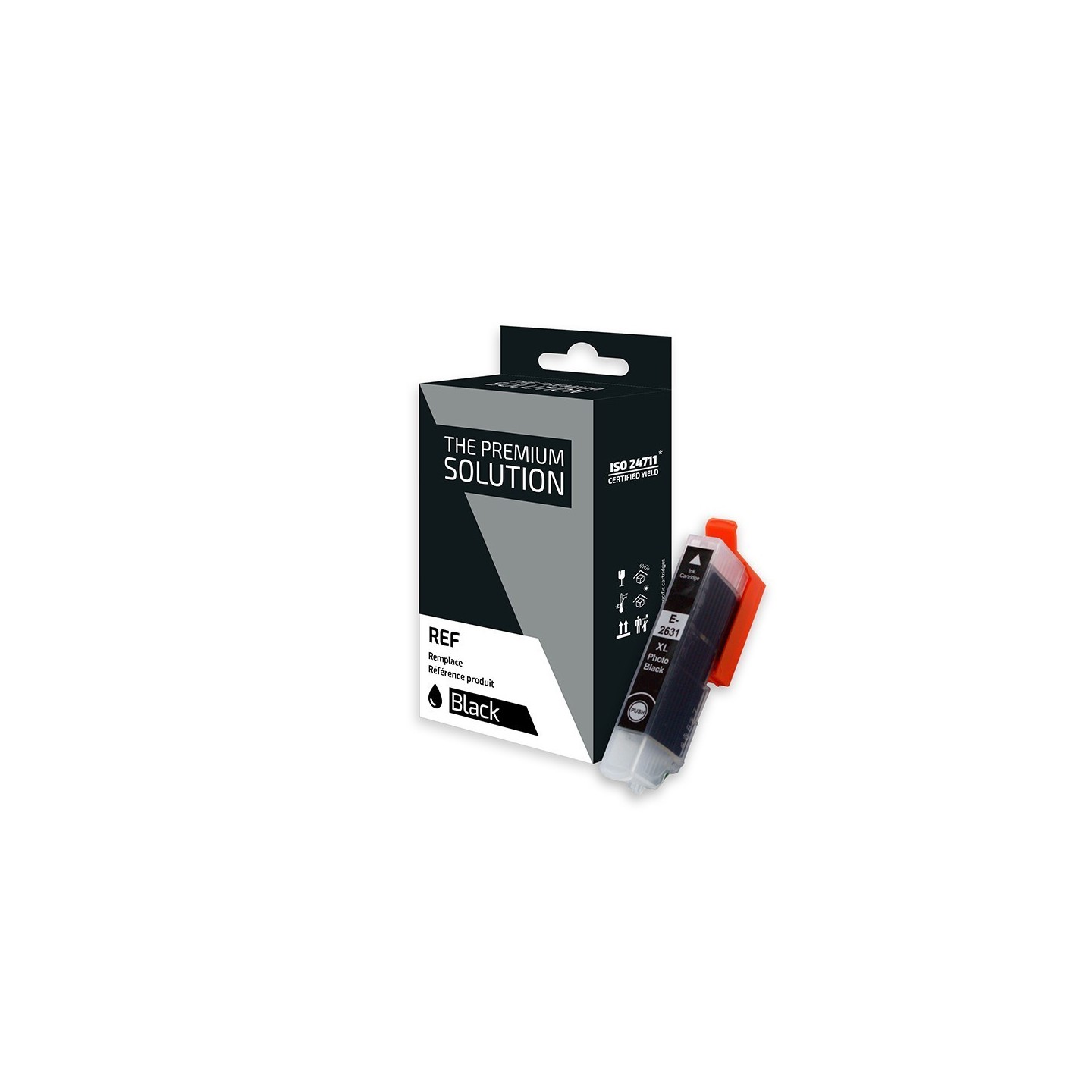 Epson E2631 Cartouche compatible avec C13T26314012 - Photo Noir