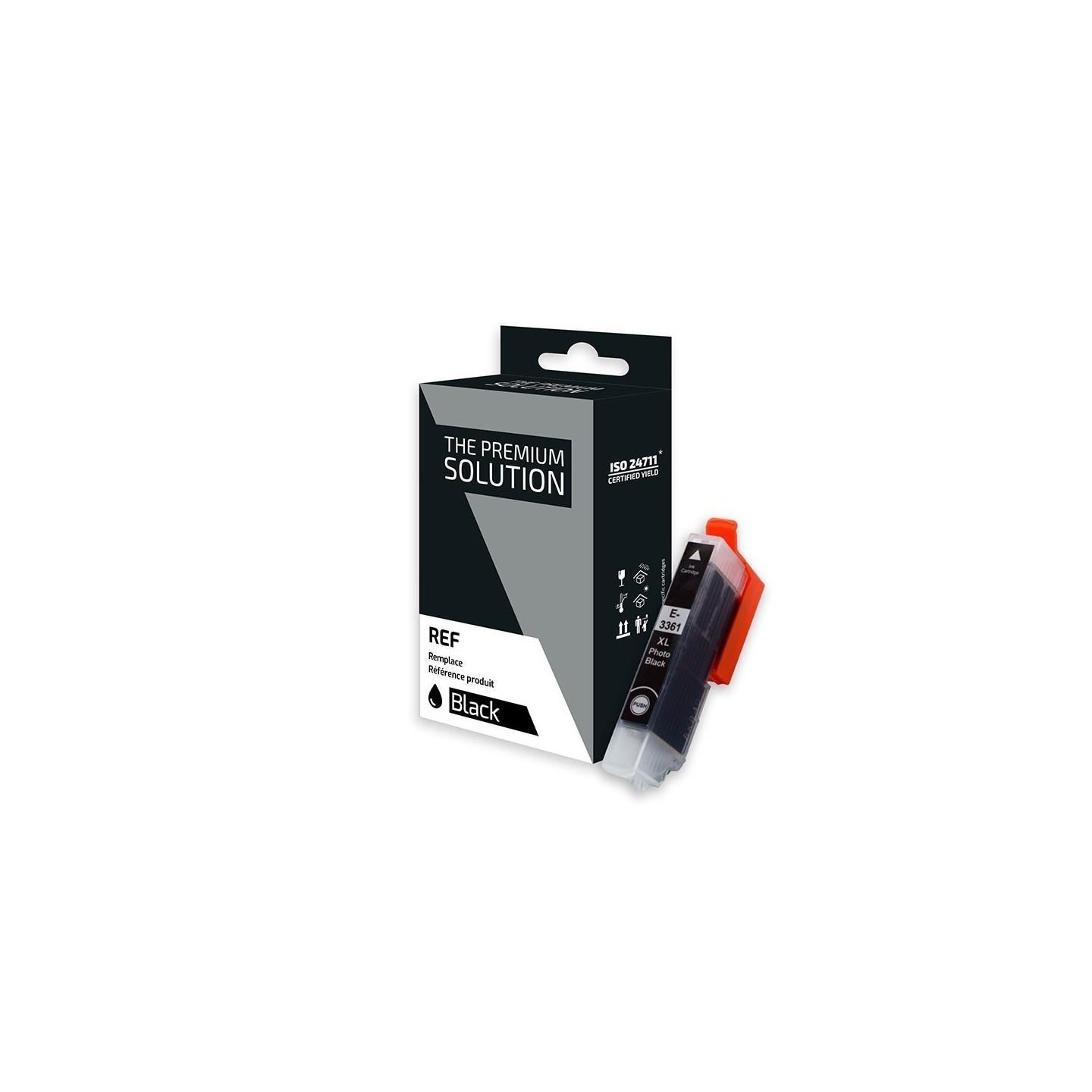 Epson E3361 Cartouche compatible avec C13T33614012 - Photo Noir