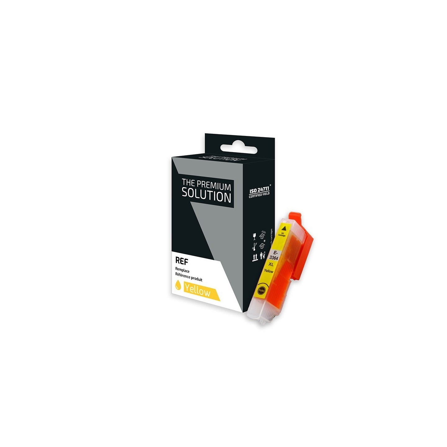 Epson E3364 Cartouche compatible avec C13T33644012 - Jaune