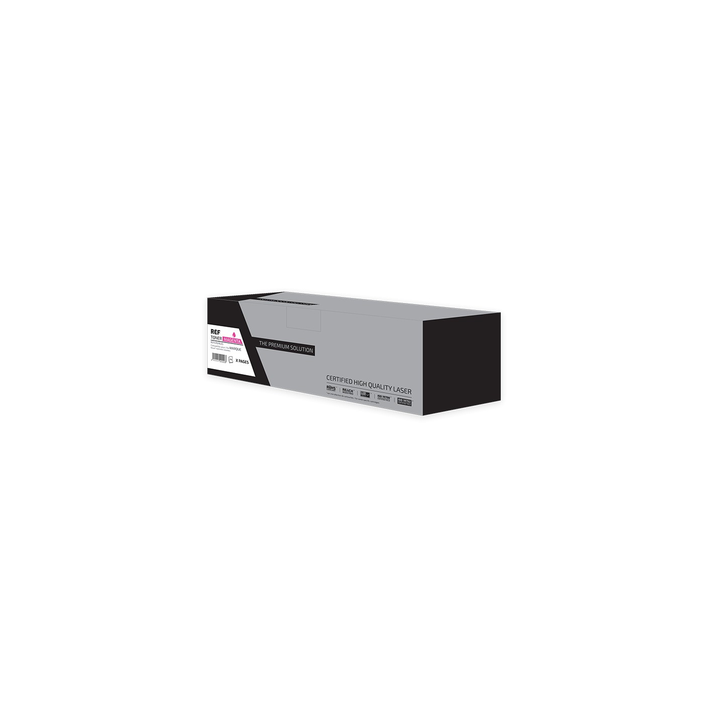 Hp 650A - Toner rema équivalent à CE273A, 650A - Magenta