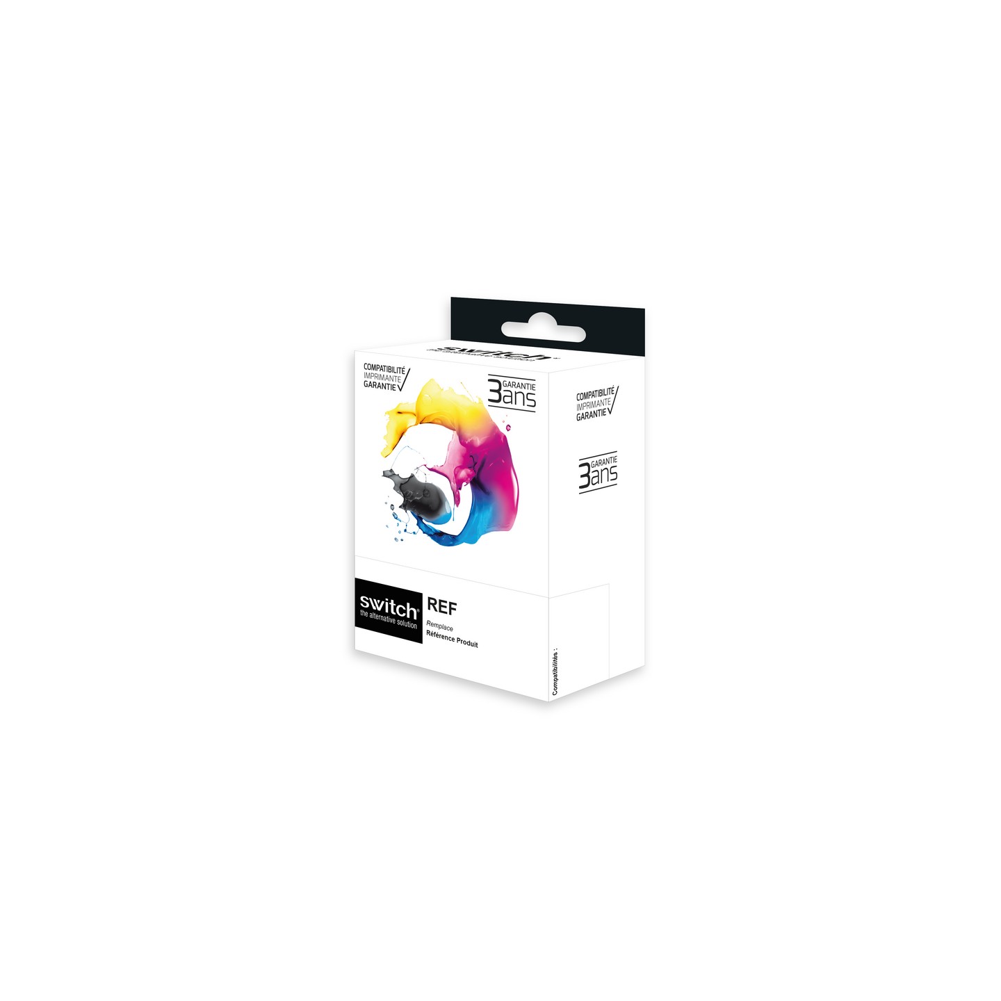 SWITCH Brother B900 Pack x 5 compatible avec LC900 - Noir Cyan Magenta Jaune