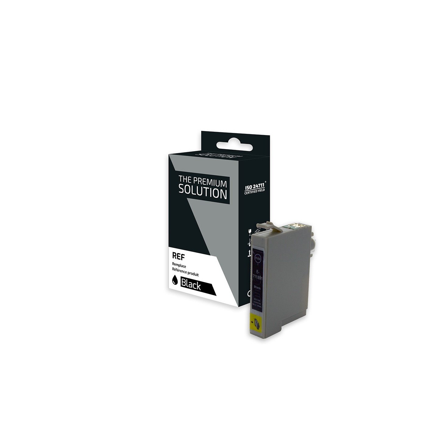 Epson E711 Cartouche compatible avec C13T07114011 - Noir