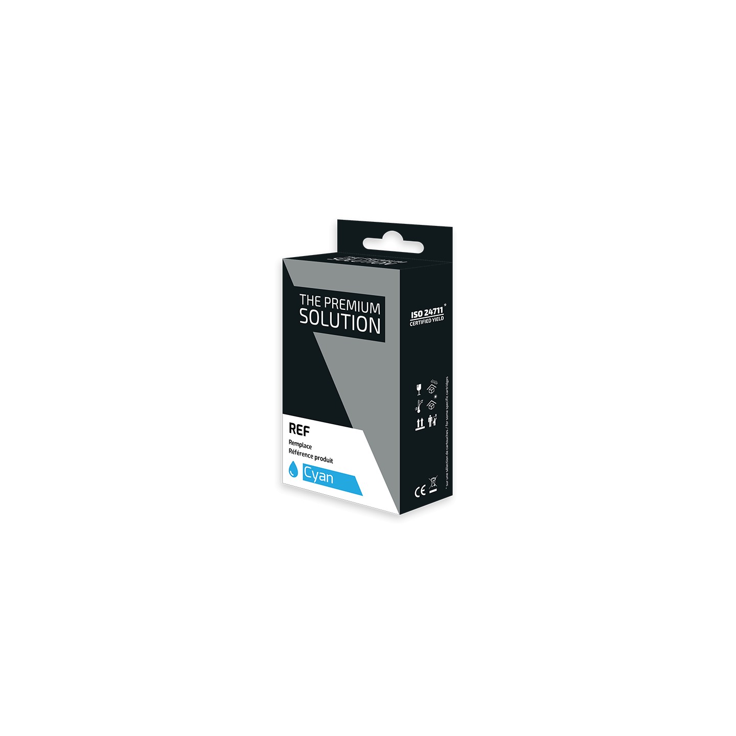 Brother 422 - cartouche jet d'encre compatible avec LC422C - Cyan