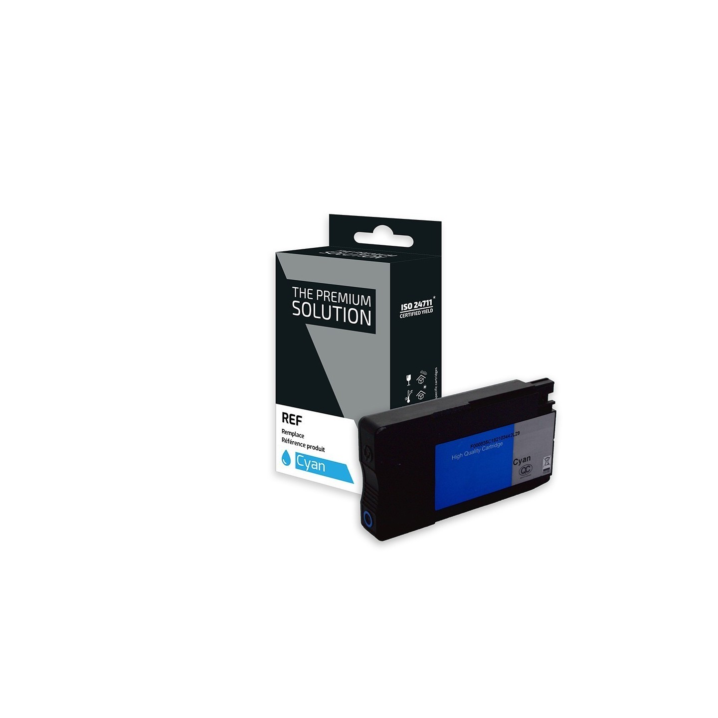 hp H933XLC Cartouche compatible avec CN054AE - Cyan