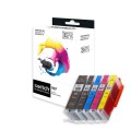 SWITCH Canon C570XL/C571XL Pack x 5 compatible avec PGI570XL, CLI571XL - Noir Cyan Magenta Jaune Photo