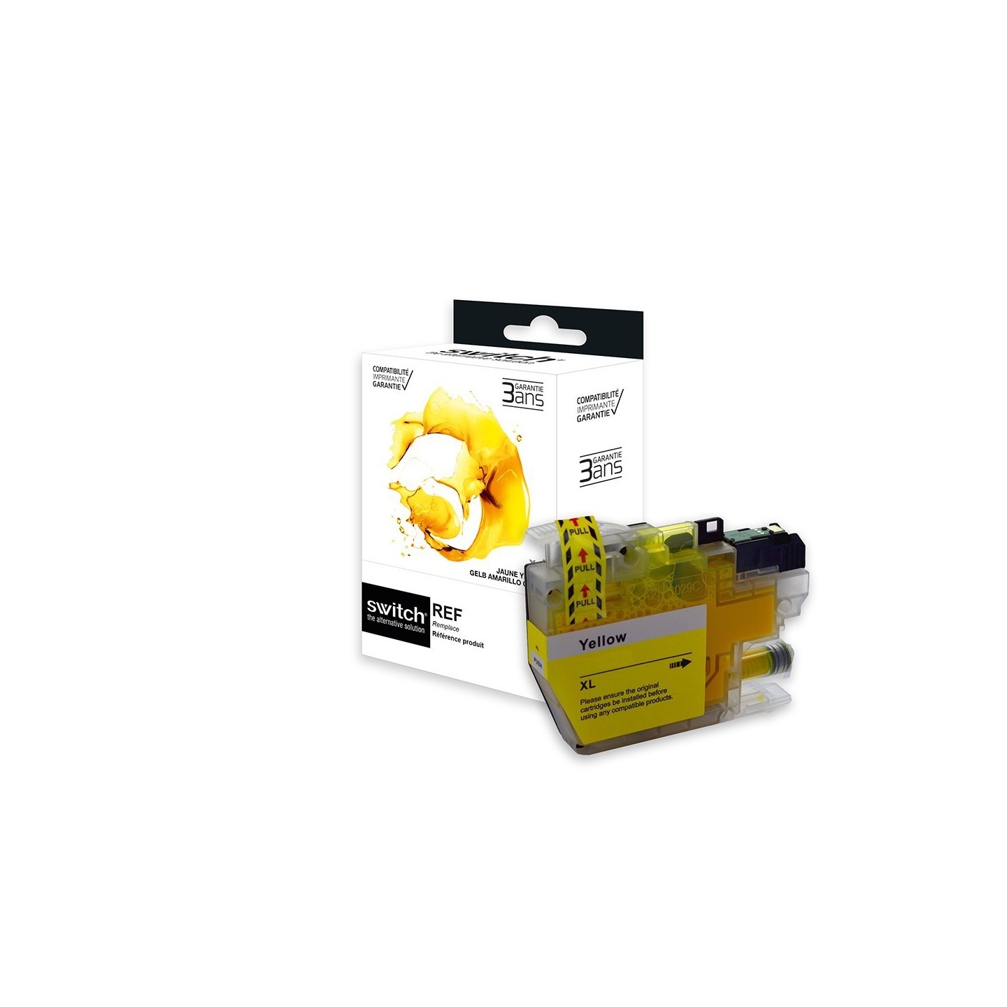 SWITCH Brother B3213Y Cartouche compatible avec LC3213 - Jaune