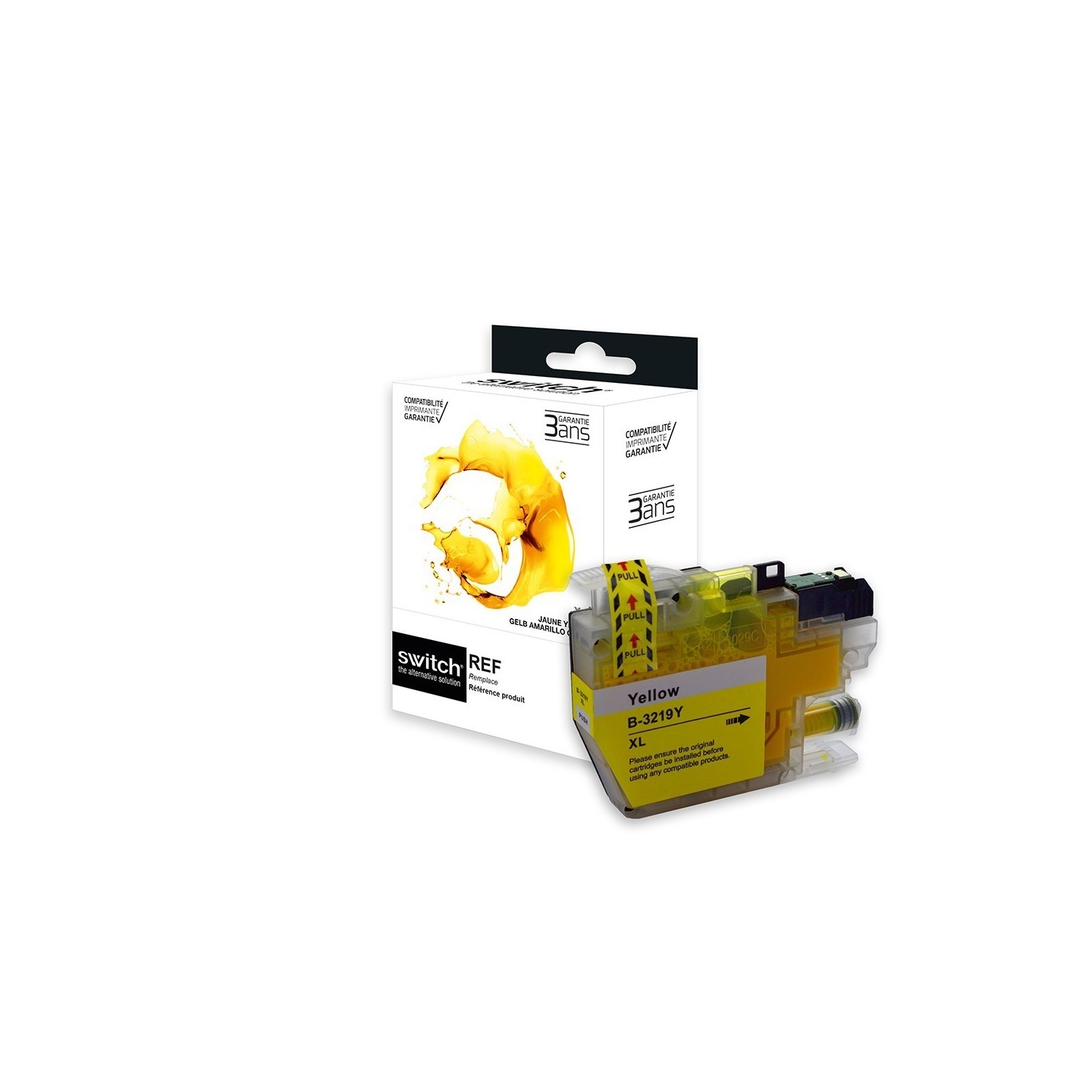 SWITCH Brother B3219XLY Cartouche compatible avec LC3219XLY - Jaune