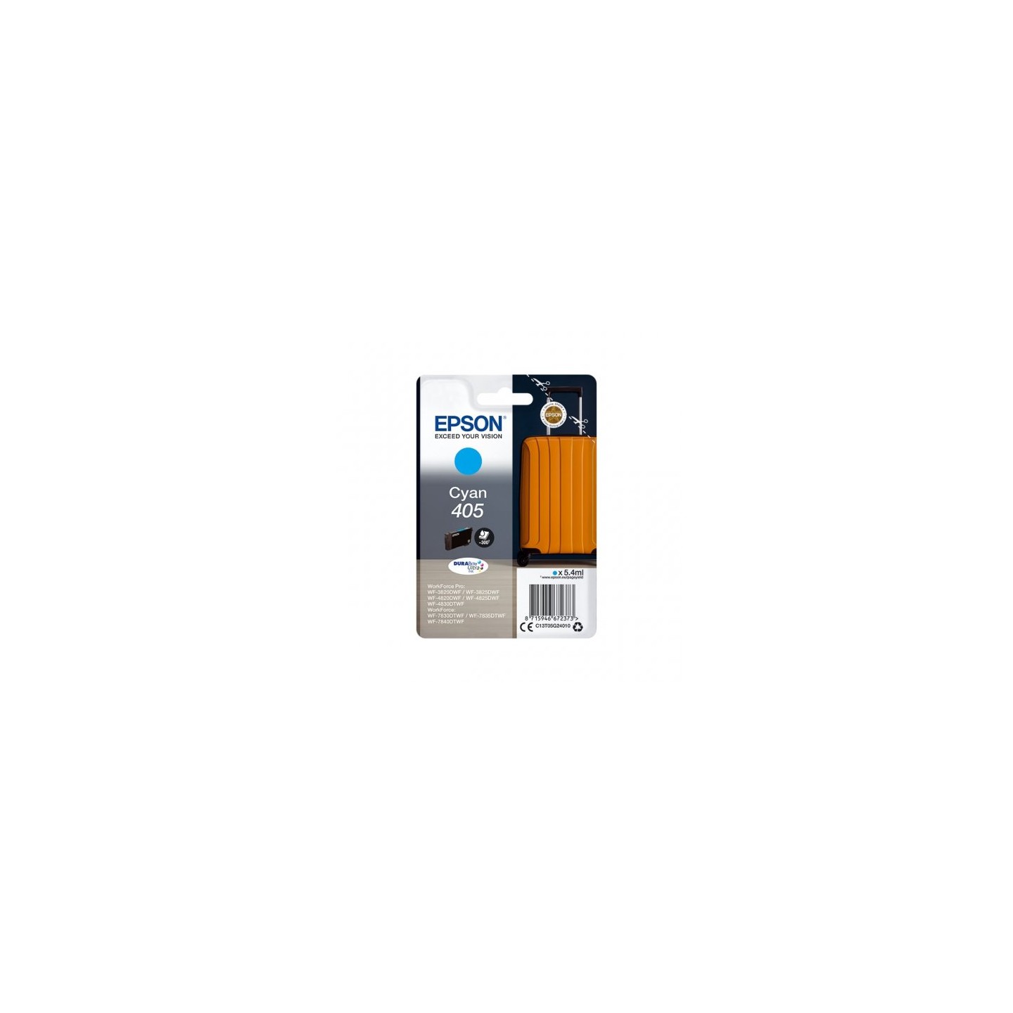 Epson E405C Cartouche originale C13T05G24010 - Cyan