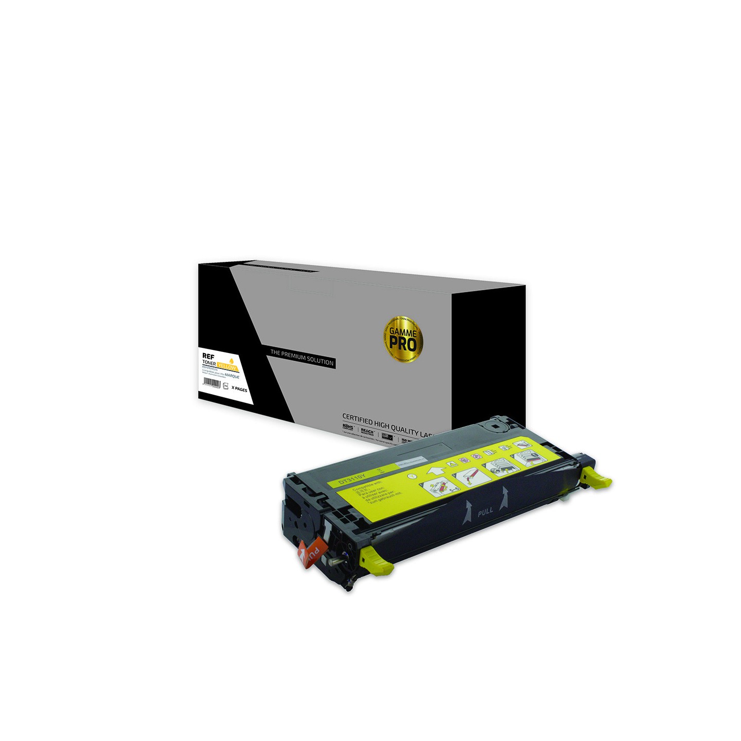 SWITCH Toner 'Gamme PRO' compatible avec 59310173, NF556 - Jaune