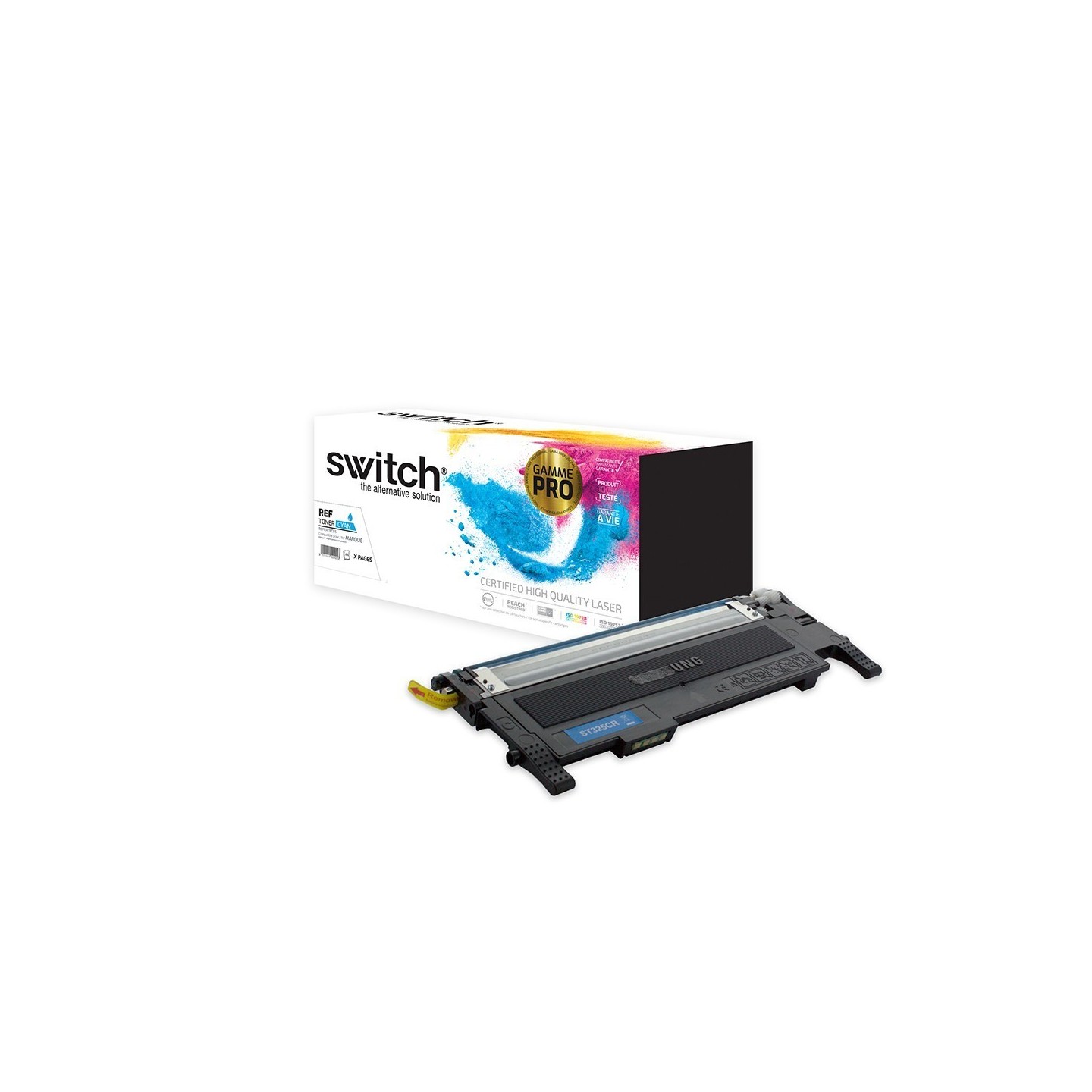 SWITCH Toner 'Gamme PRO' compatible avec CLT-C4072SELS - Cyan