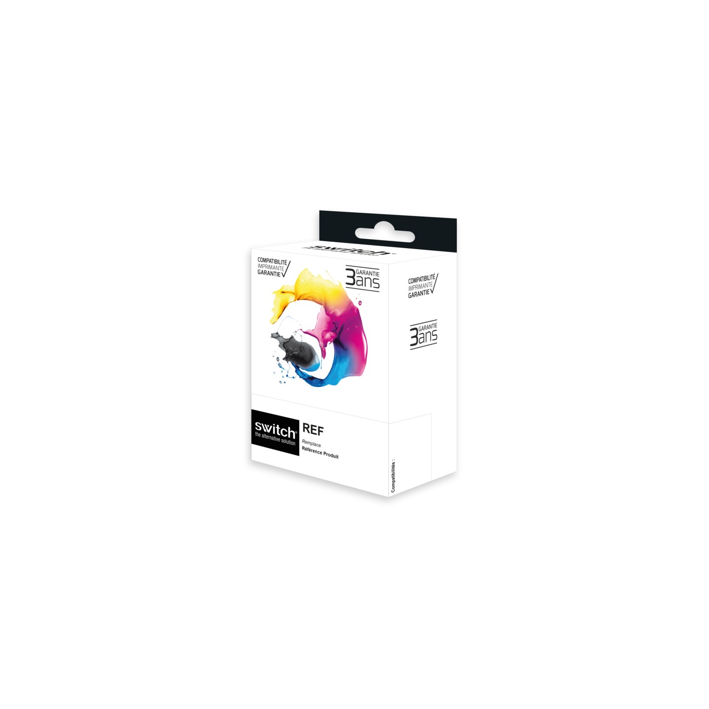 SWITCH Epson E502XL Pack x 4 compatible avec C13T02W64010 - Noir Cyan Magenta Jaune
