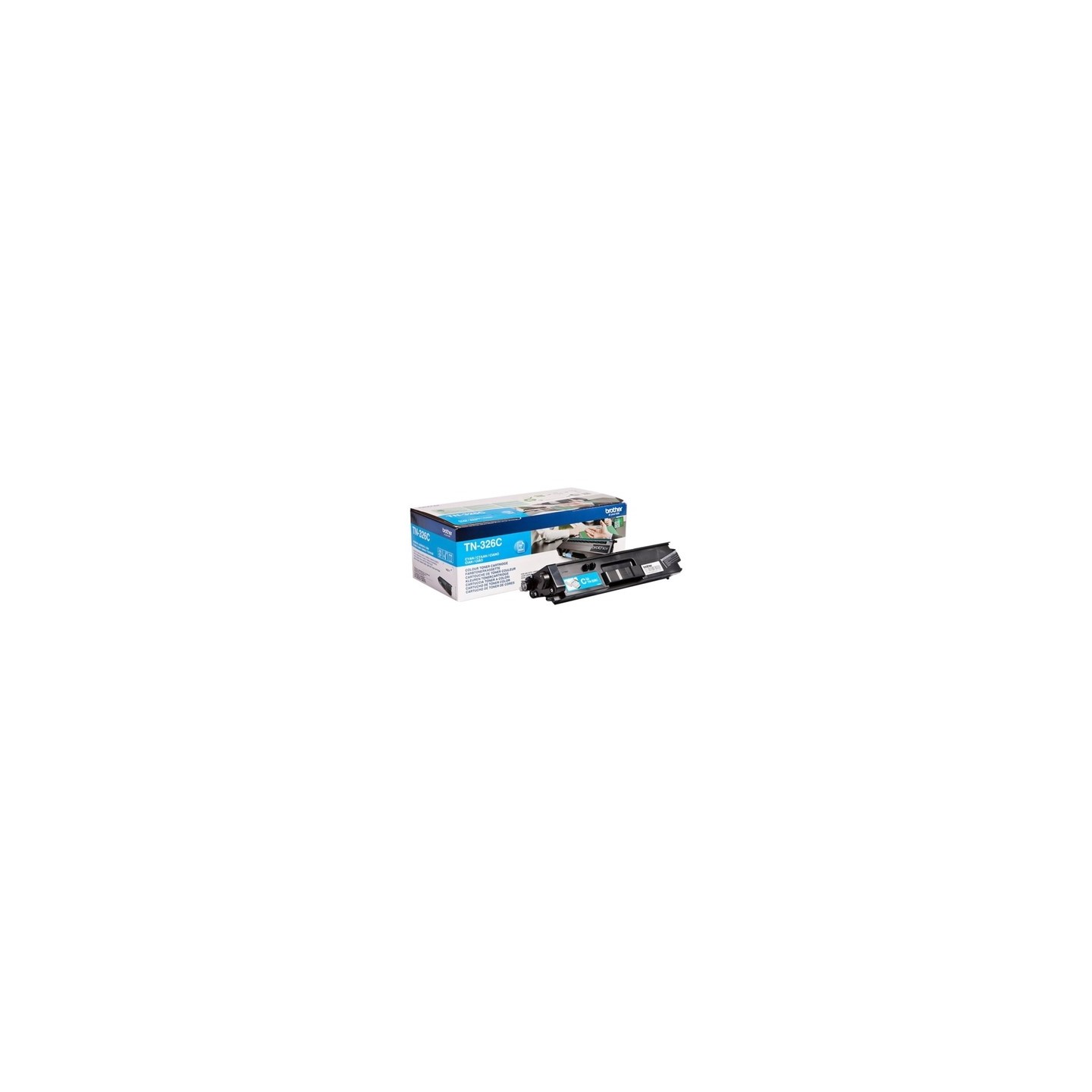 Toner authentique Brother TN-326 - Cyan