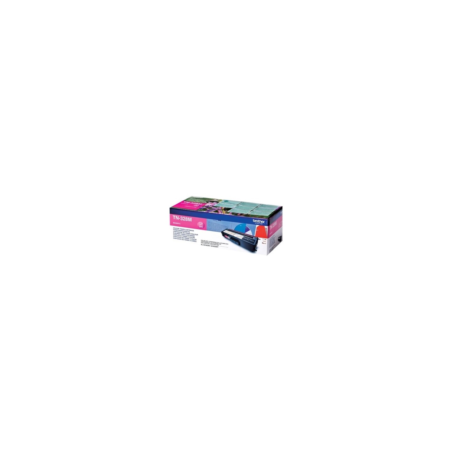 Toner authentique Brother TN-328 - Magenta