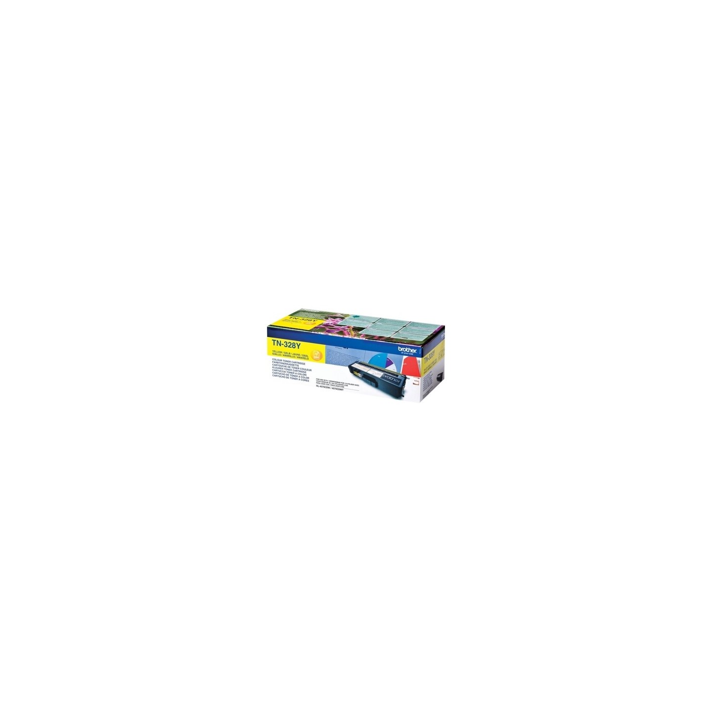 Toner authentique Brother TN-328 - Jaune