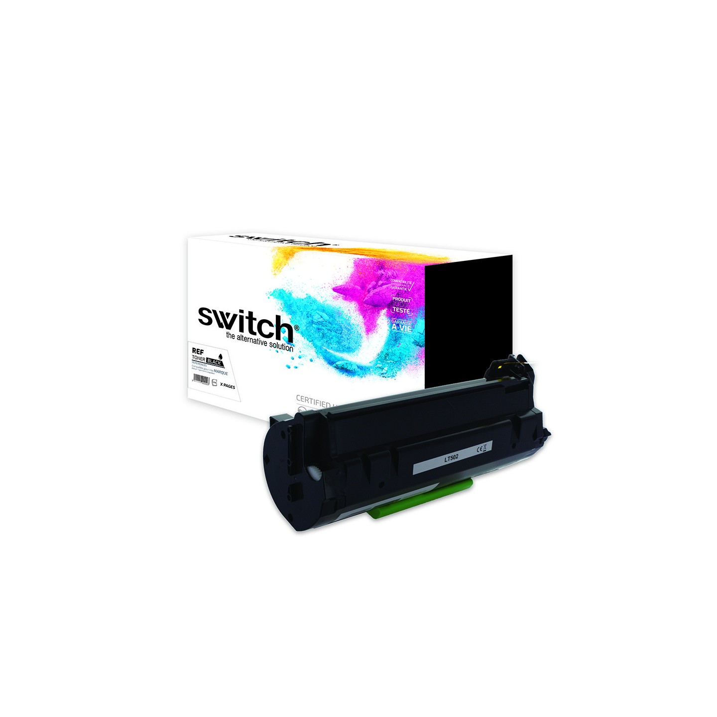 SWITCH Toner compatible avec 50F0H, 50F2H - Noir