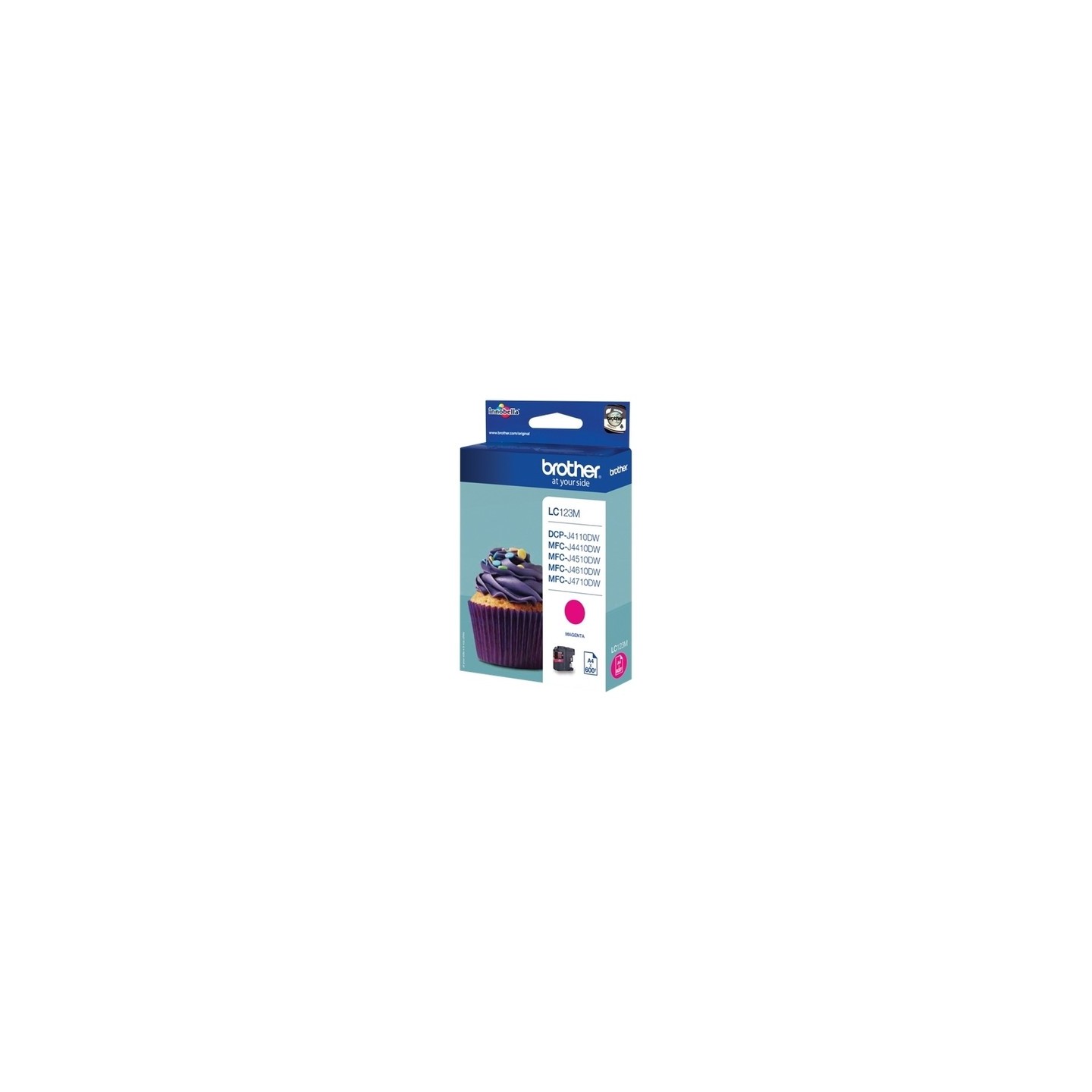 Brother B123M Cartouche originale LC123MG - Magenta