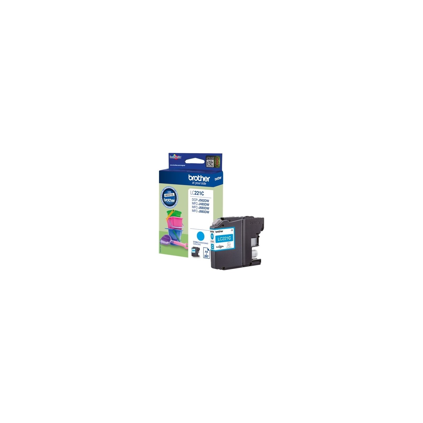 Brother ULC221C Cartouche originale LC221C - Cyan