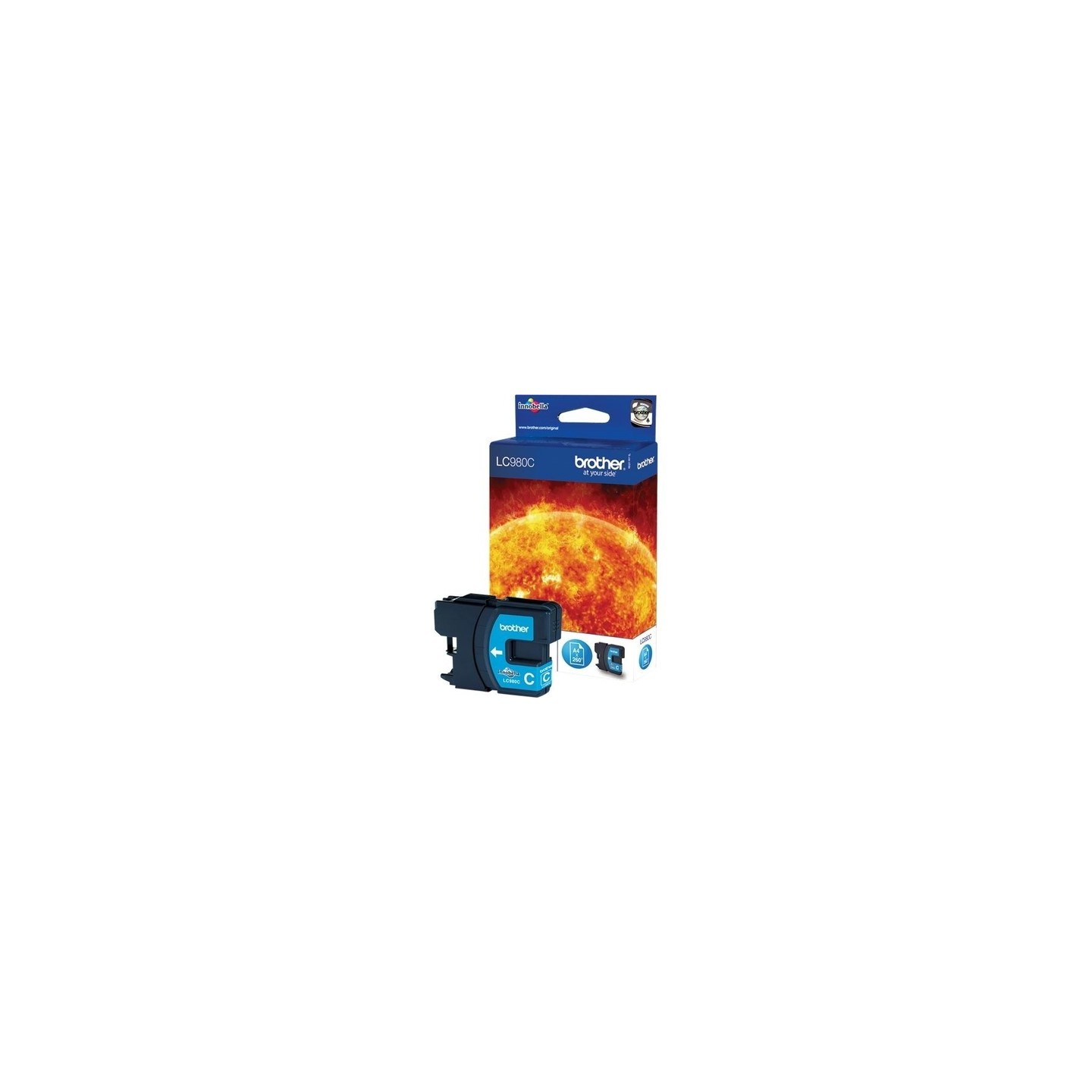Brother B980C Cartouche originale LC980C - Cyan