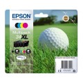 Epson KT3476 Pack x 4 original C13T34764010 - Noir Cyan Magenta Jaune