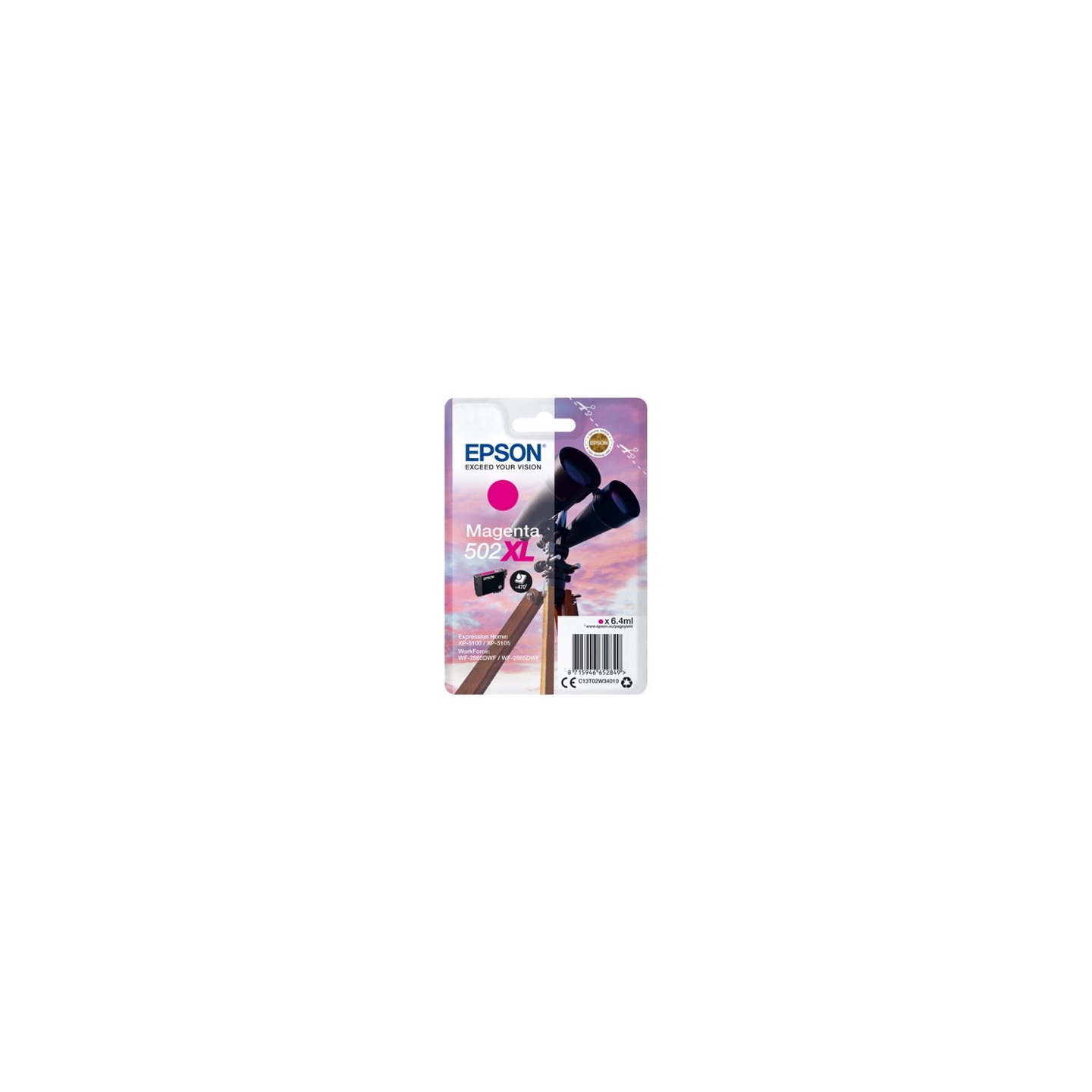 Epson U502XLM Cartouche originale T02W340 - Magenta
