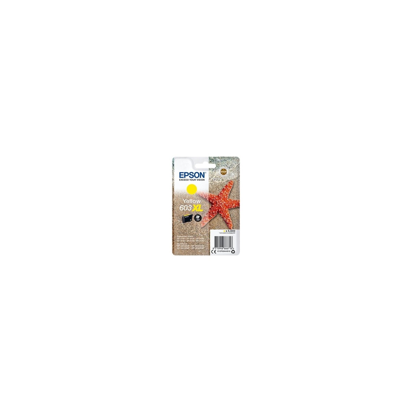Epson U603XLY Cartouche originale C13T03A44010 - Jaune