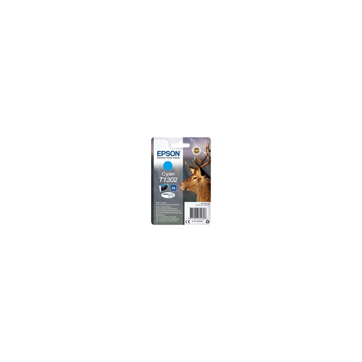 Epson E1302 Cartouche originale C13T13024012 - Cyan