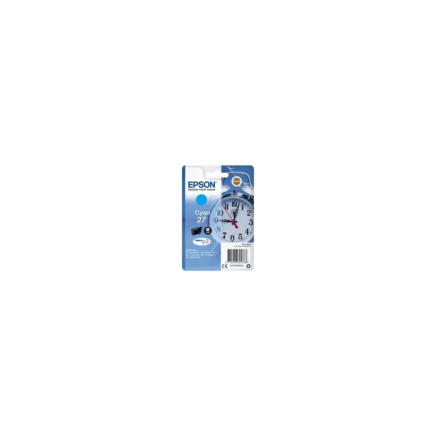Epson UT2702 Cartouche originale T270240 - Cyan