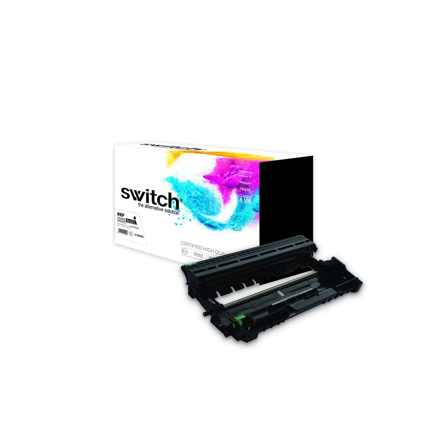 SWITCH BDDR2300 - Tambour compatible avec DR-2300 - Noir