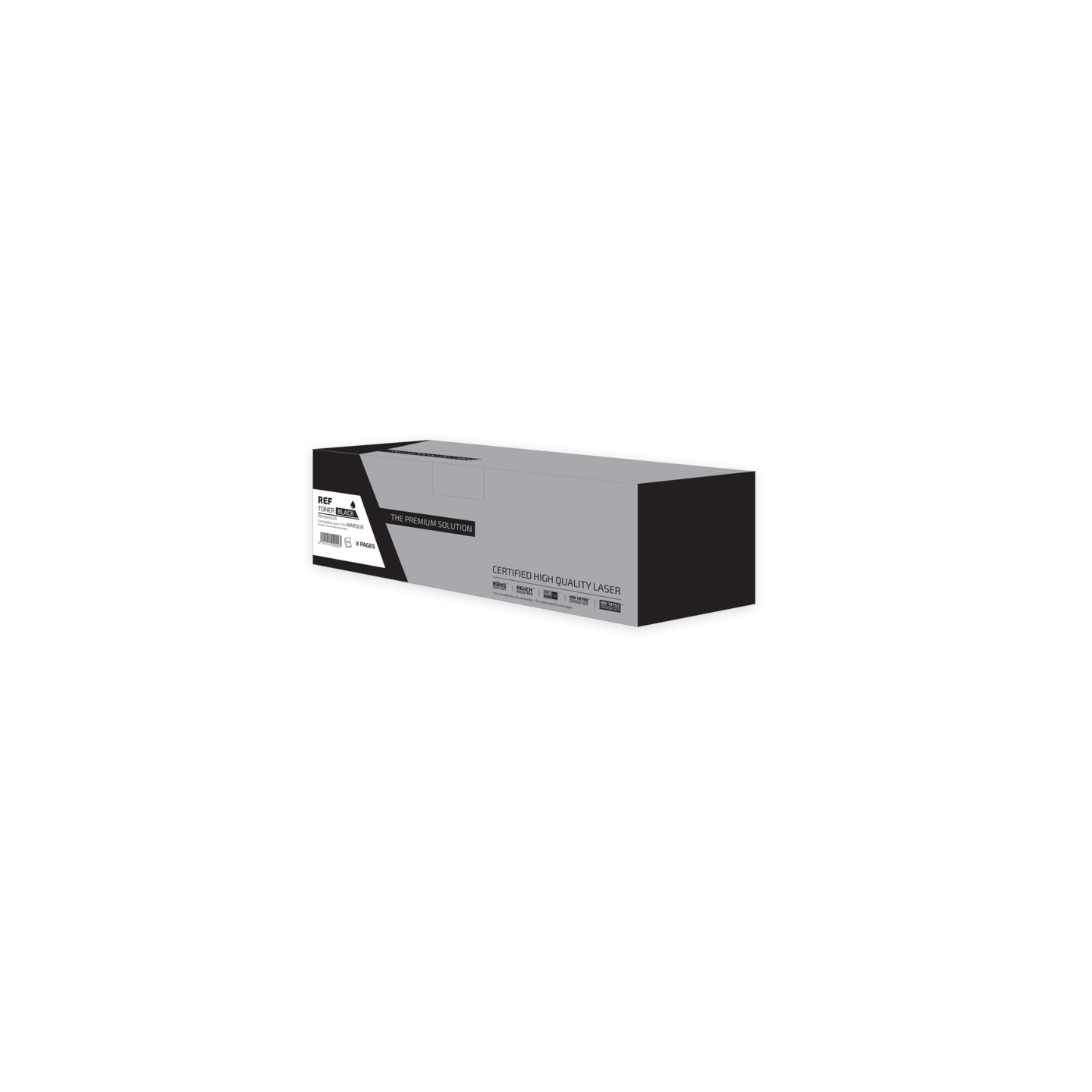 Pack x 3 Toner compatible avec CF217A, 17A - Noir