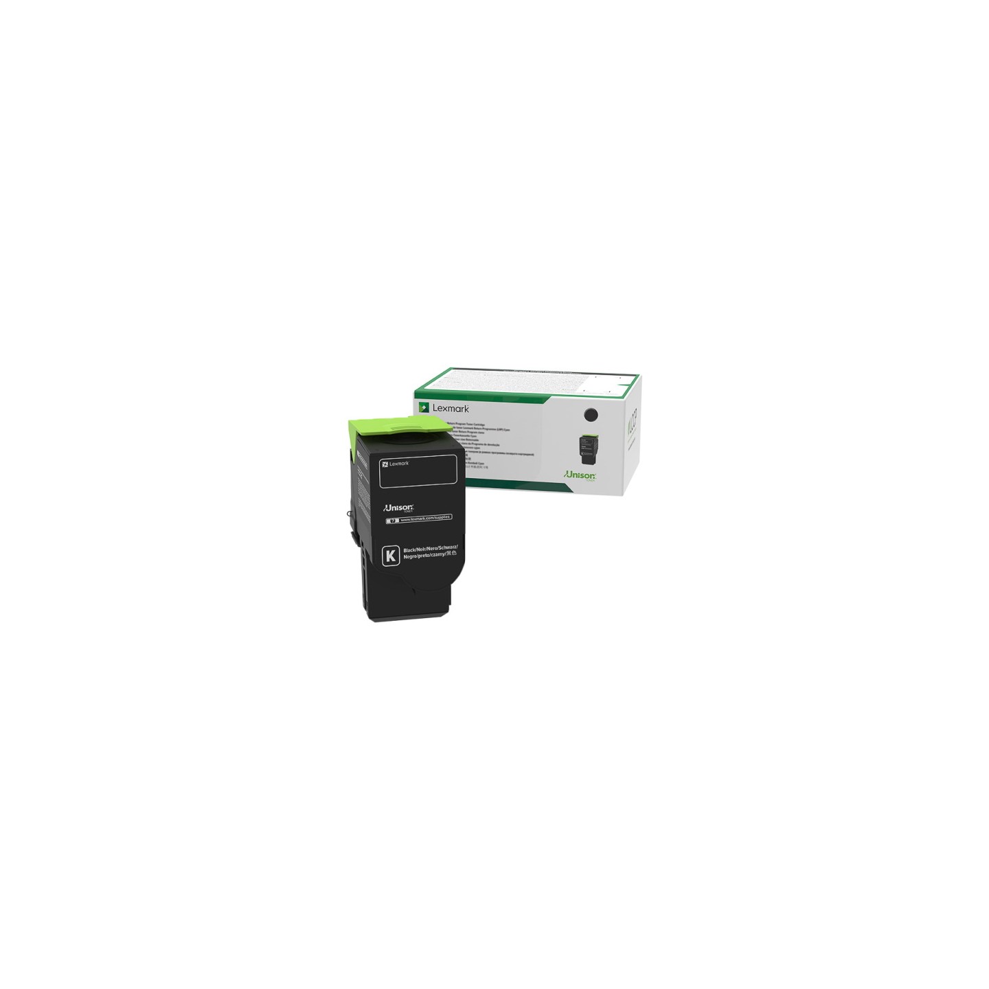 Toner authentique Lexmark C2320K0 - noir