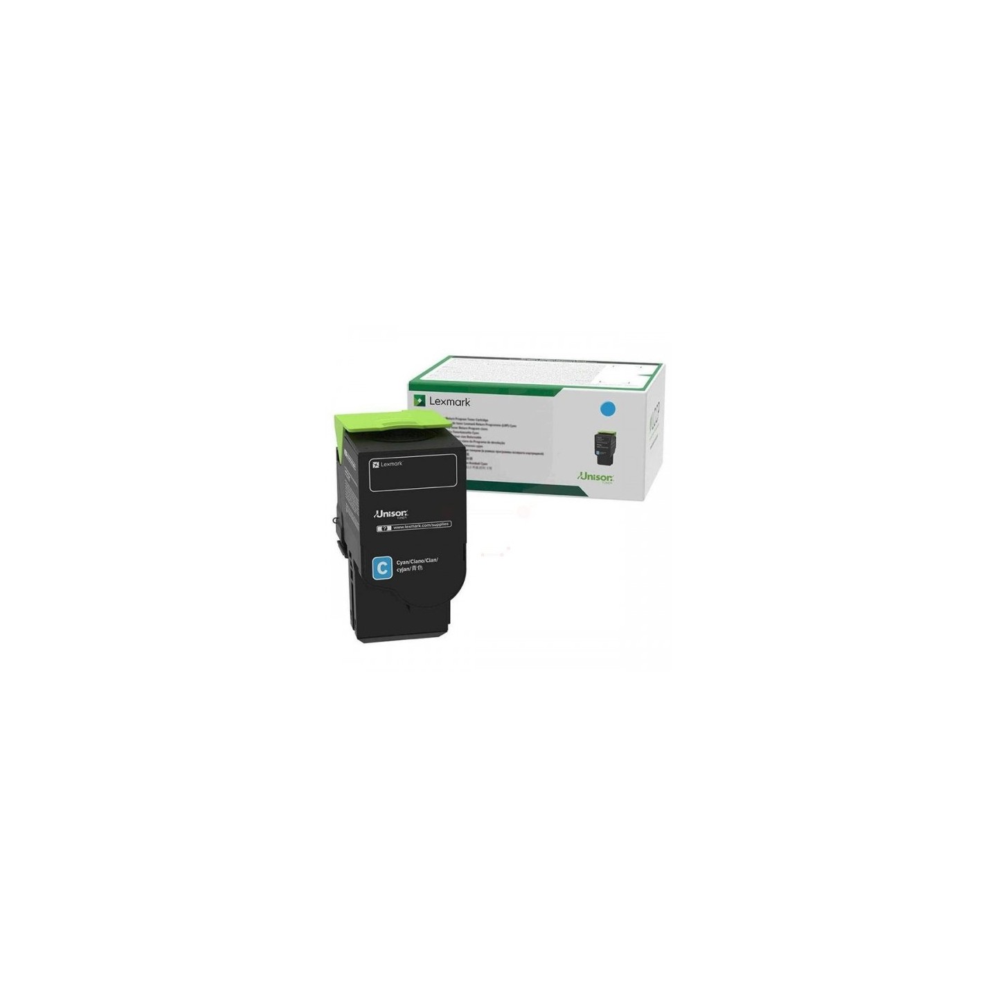 Toner authentique Lexmark 75B20C0 - Cyan