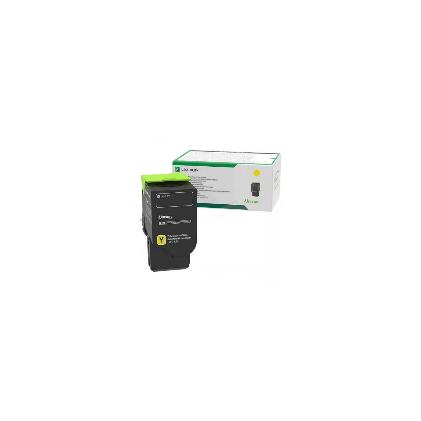 Toner authentique Lexmark 78C2XY0 - Jaune