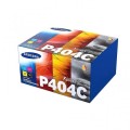 Pack x 4 Toner authentique Samsung CLTP404CELS, SU365A - Noir Cyan Magenta Jaune