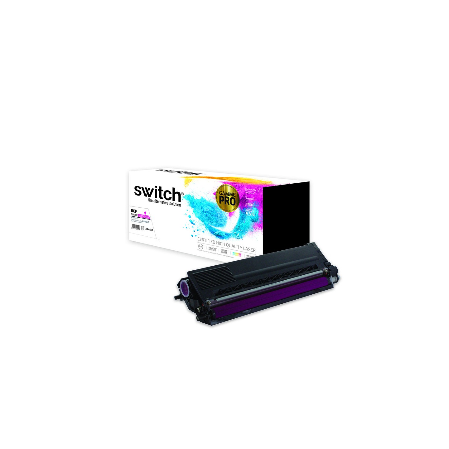 SWITCH Toner 'Gamme PRO' compatible avec TN-320, TN-325 - Magenta