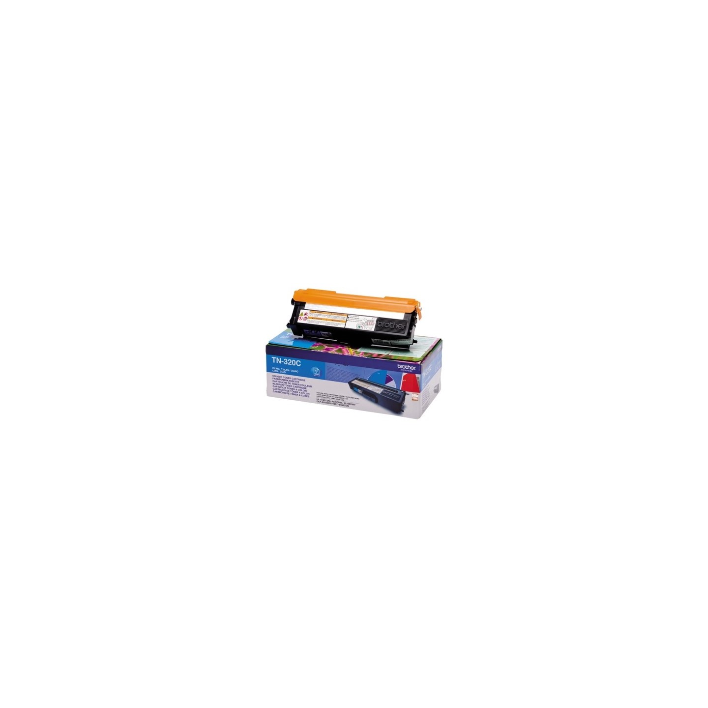 Toner authentique Brother TN-320 - Cyan