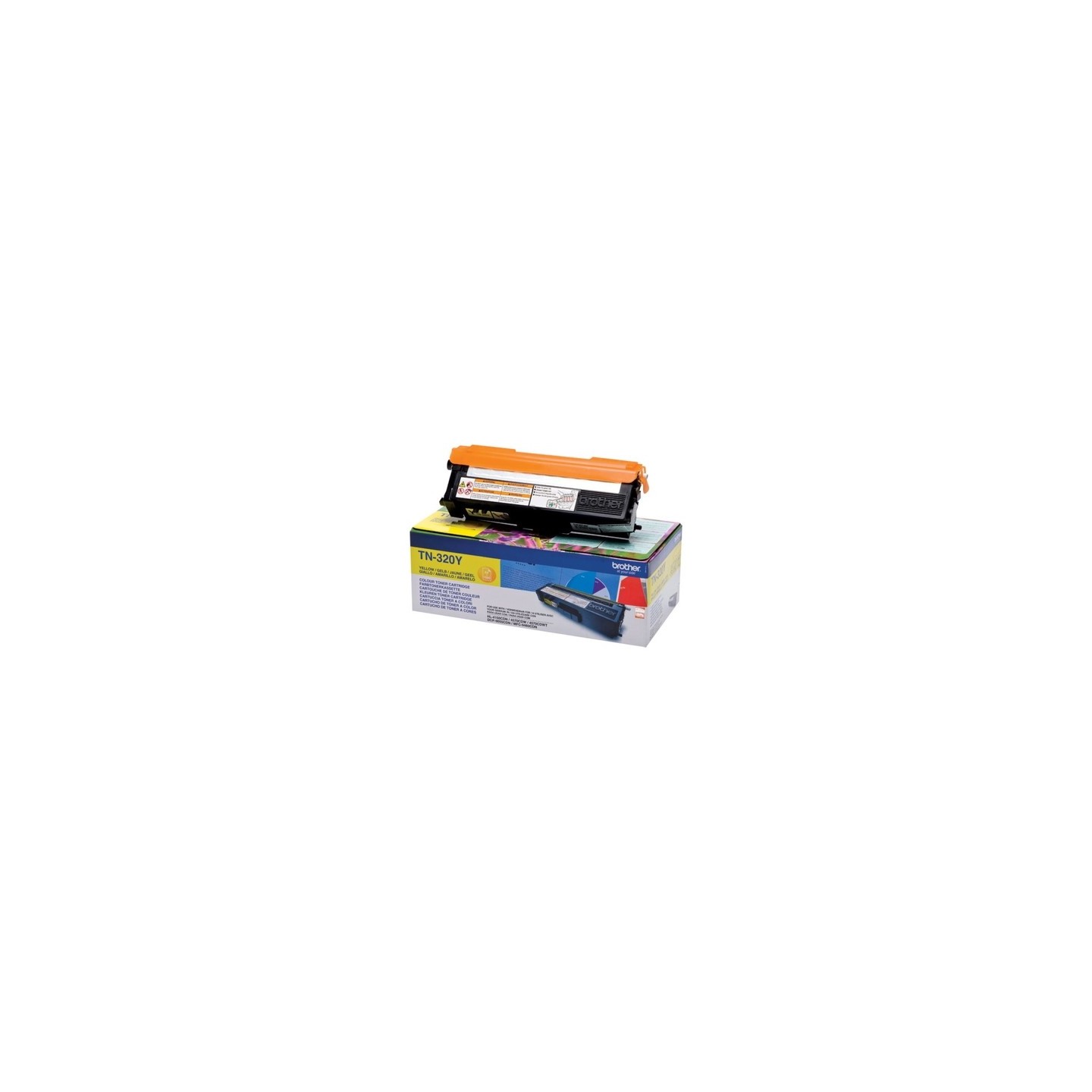 Toner authentique Brother TN-320Y - Jaune