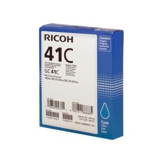 Ricoh RGC41CXL Cartouche originale 405762, GC41C - Cyan