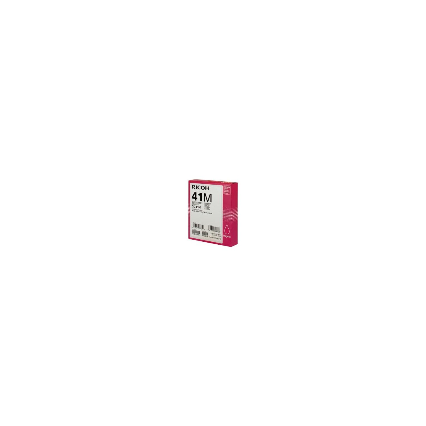 Ricoh RGC41MXL Cartouche originale 405763, GC41M - Magenta