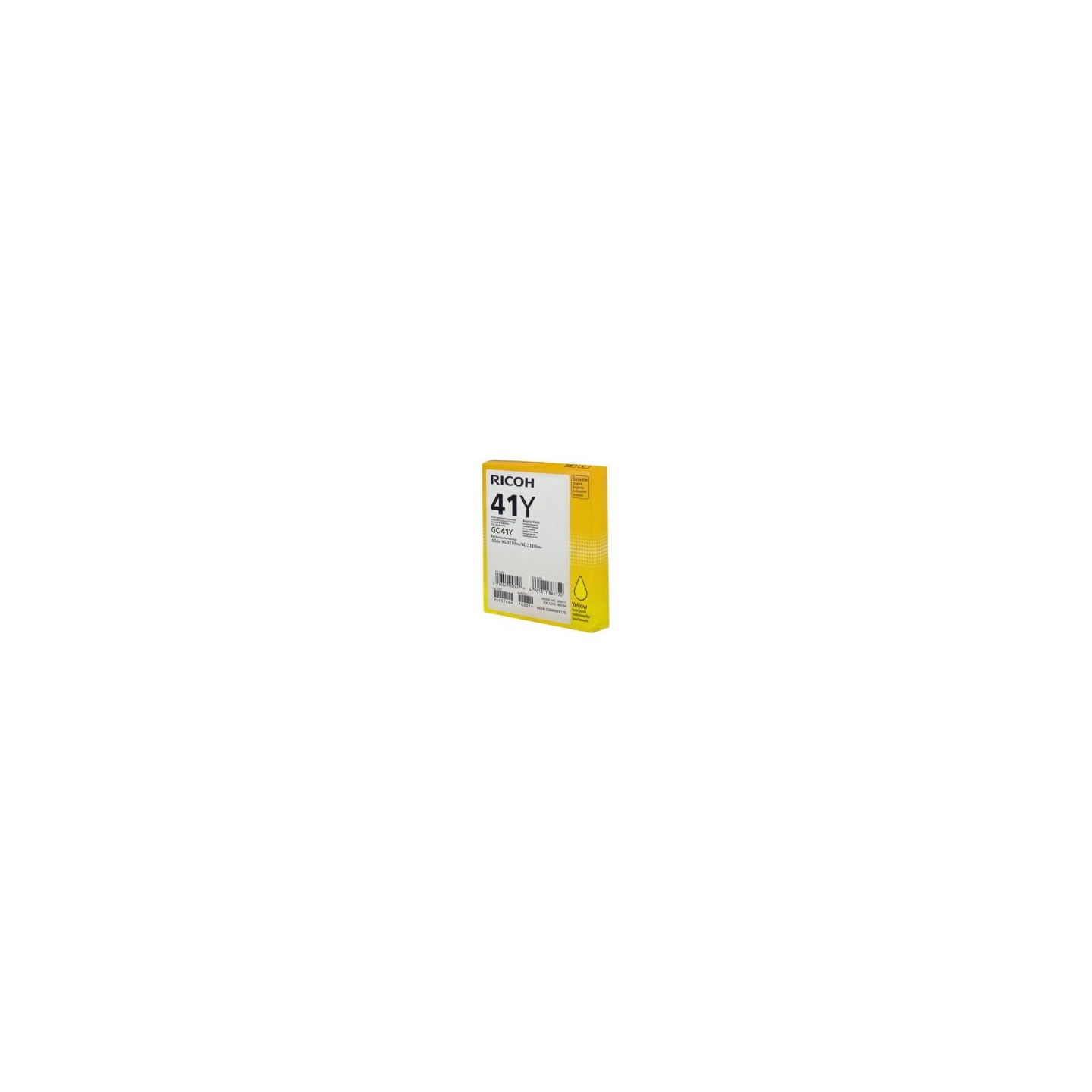 Ricoh RGC41YXL Cartouche originale 405764, GC41Y - Jaune