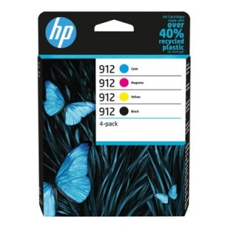 hp H912B/CL Pack x 4 original 6ZC74AE - Noir Cyan Magenta Jaune