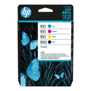 hp H950/951 Pack x 4 original 6Z65AE - Noir Cyan Magenta Jaune