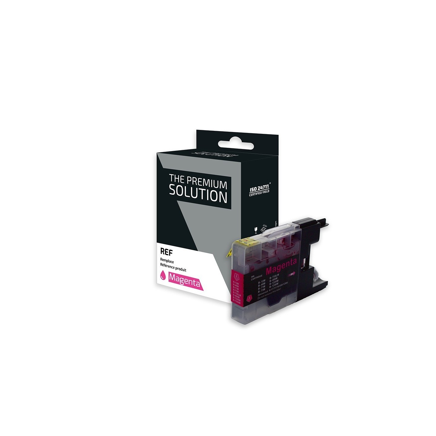 Brother B1240XLM Cartouche compatible avec LC1220/1240/1280 - Magenta