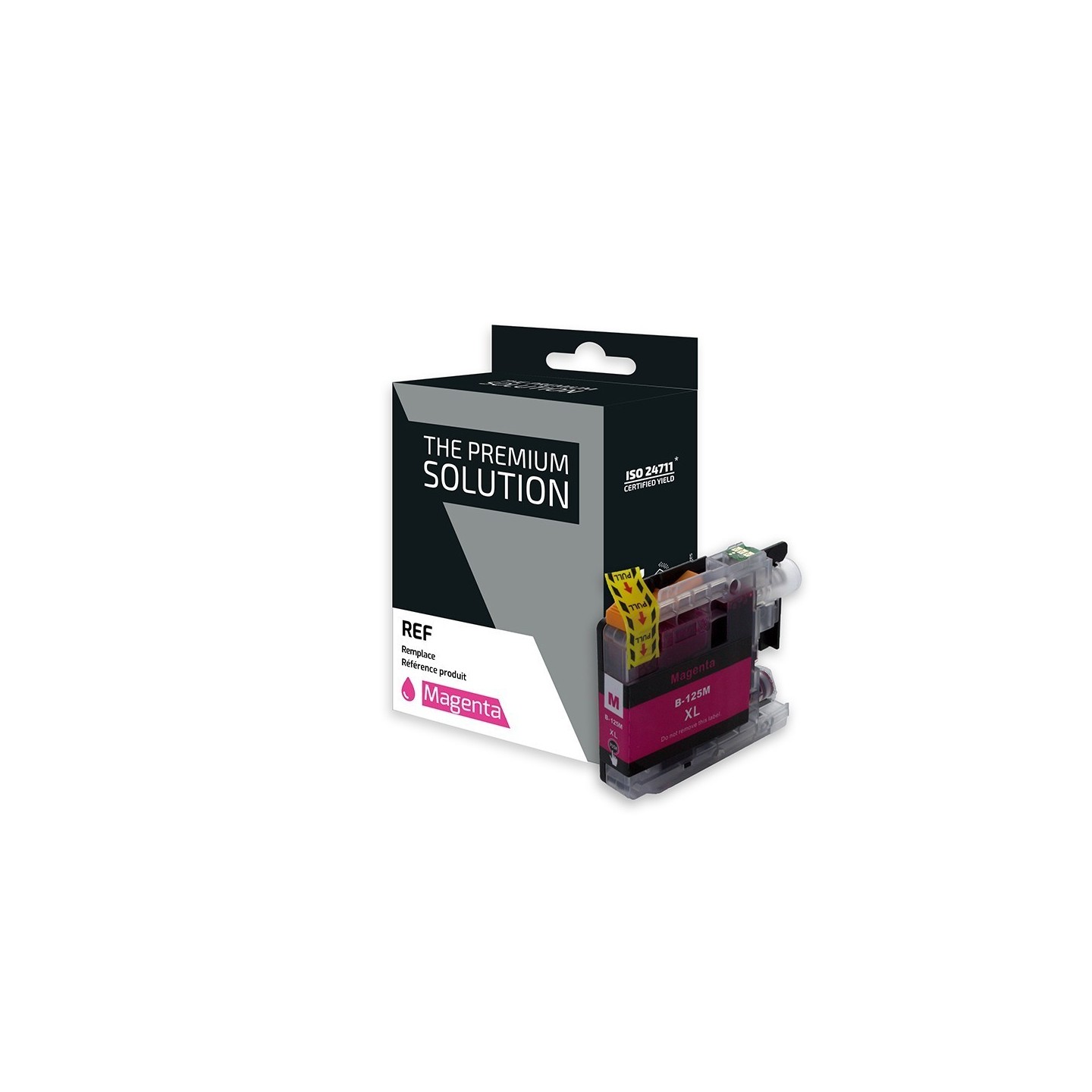 Brother B125XLM Cartouche compatible avec LC125M - Magenta