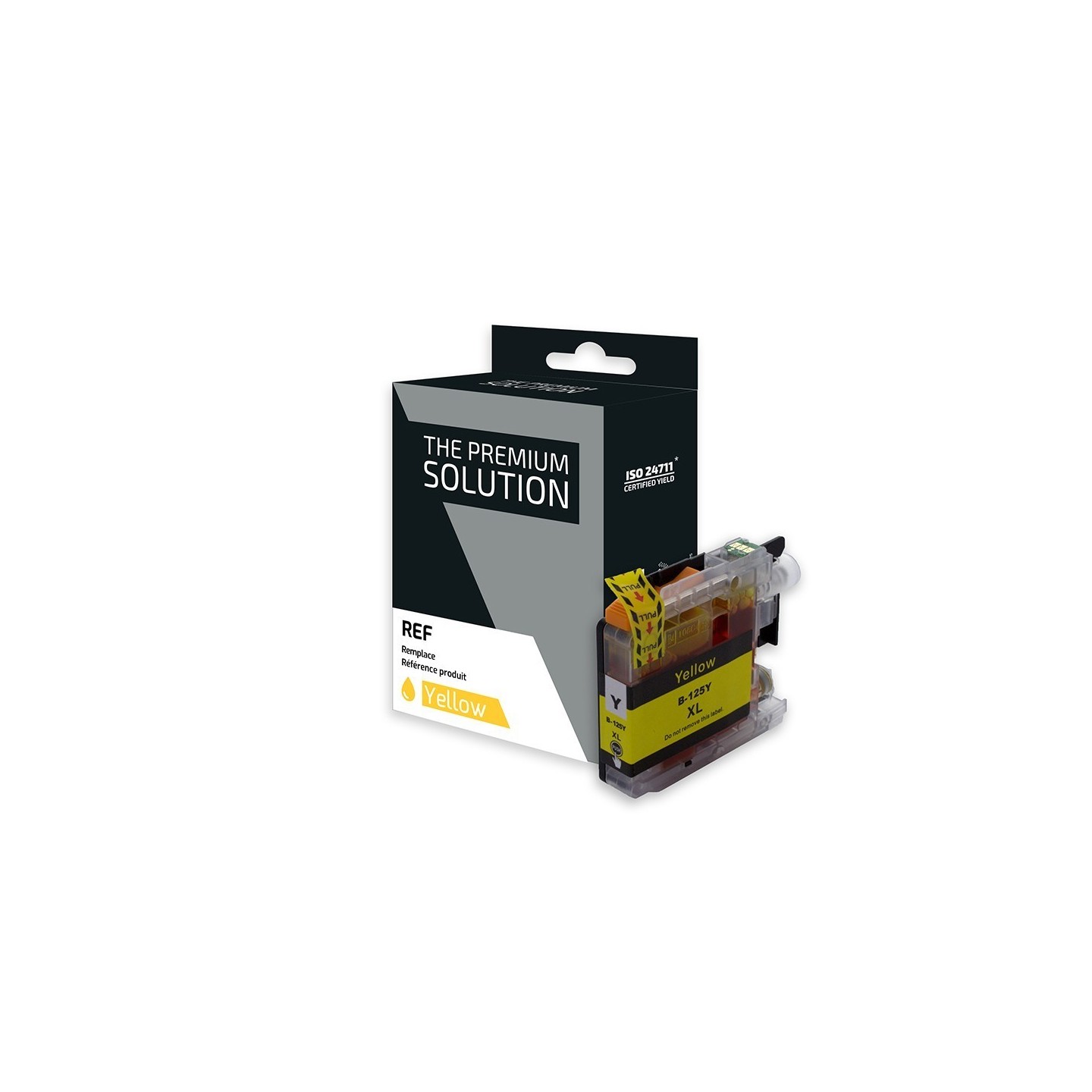 Brother B125XLY Cartouche compatible avec LC125Y - Jaune