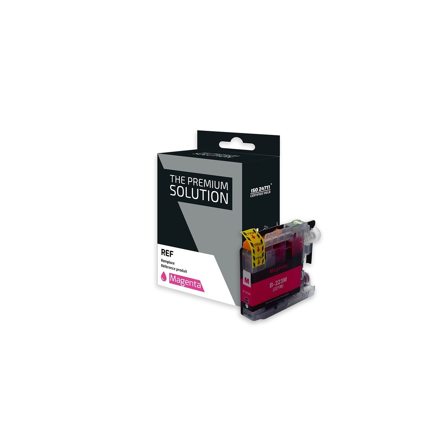 Brother B223M Cartouche compatible avec LC223M - Magenta