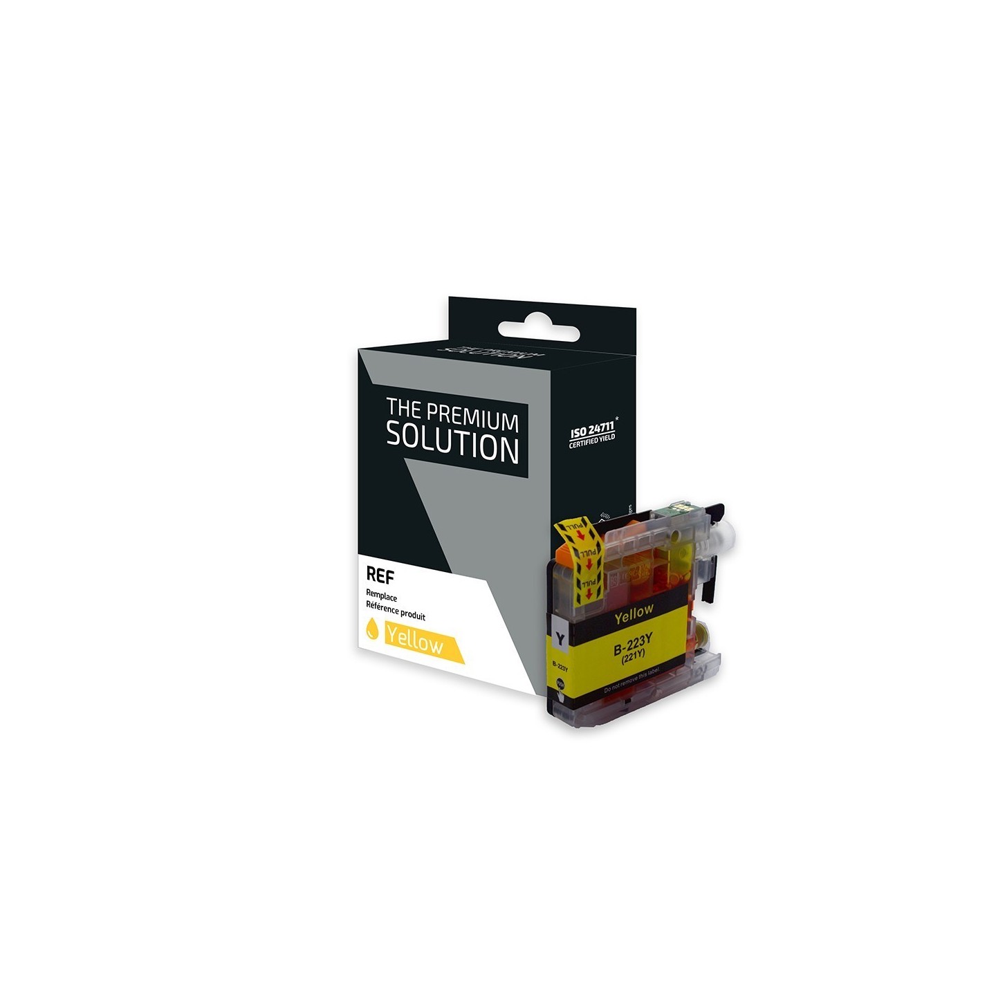 Brother B223Y Cartouche compatible avec LC223Y - Jaune