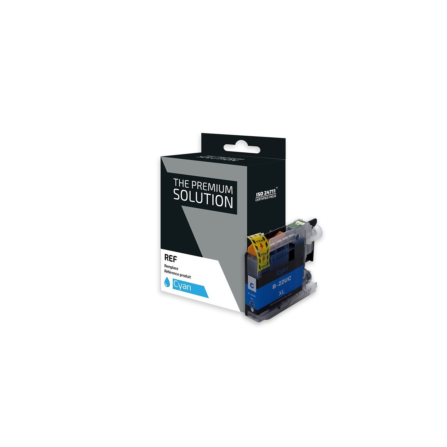 Brother B22UC Cartouche compatible avec LC22UC - Cyan