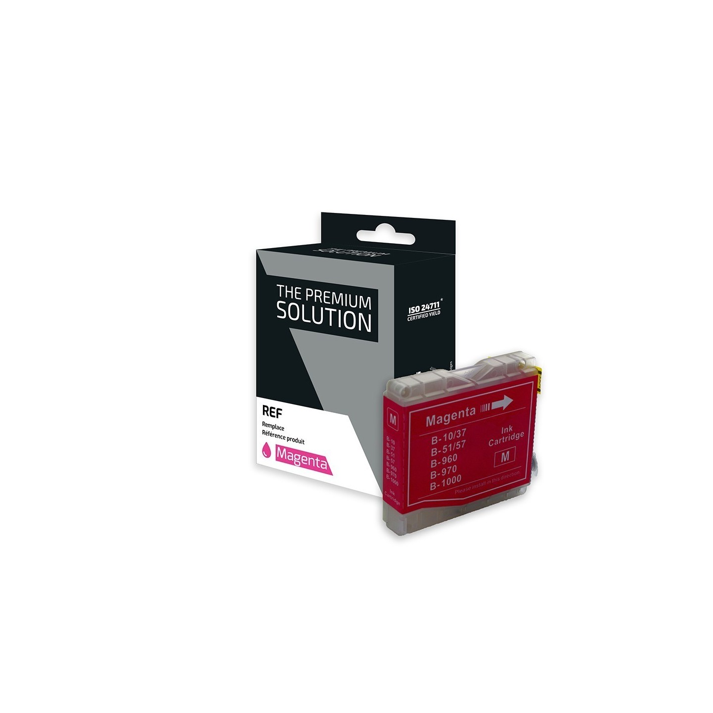 Brother B970/1000M Cartouche compatible avec LC970/LC1000M - Magenta